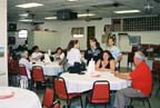 12_Del & Debbie (seated), Sam, Kathy & friend (background)